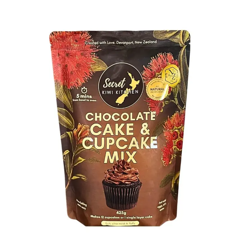 Secret Kiwi Kitchen Dark Chocolate Cake & Cupcake Mix – Nz Made 1