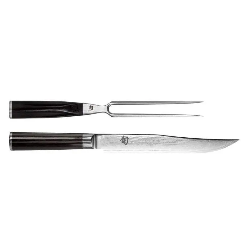 Shun Classic 2-Piece Carving Set – Professional Slicing & Serving Tools 1