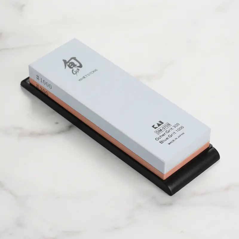 Shun Classic Dual-Grit Whetstone – 300/1000 Grit Combination Stone 1