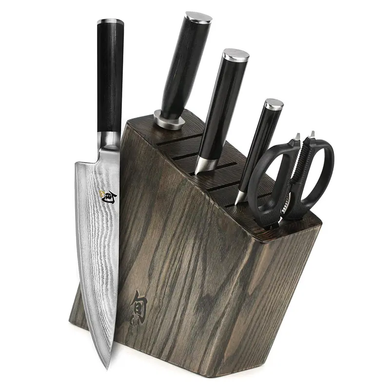 Shun Classic Kanso 7-Piece Knife Block Set – Precision Forged Cutlery 1