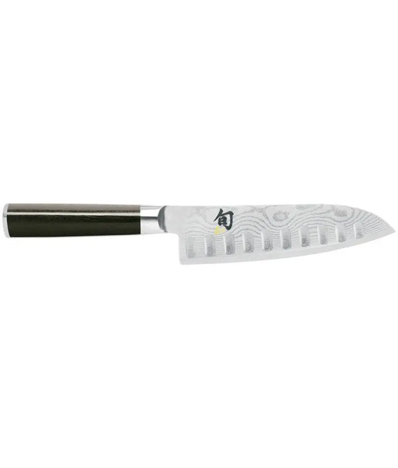 Shun Classic Scalloped Santoku – 7-Inch All-Purpose Japanese Knife 1