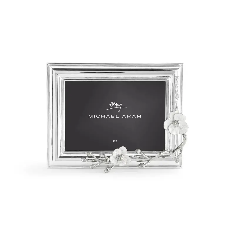 Silver Orchid Photo Frame – 5X7 Horizontal Display 1