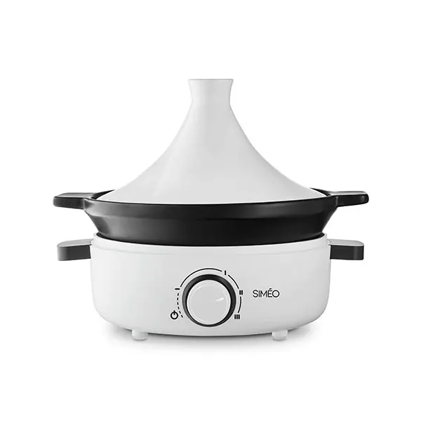 Simeo Electric Ceramic Tajine – 4-Person Capacity, 1000 W, White 1