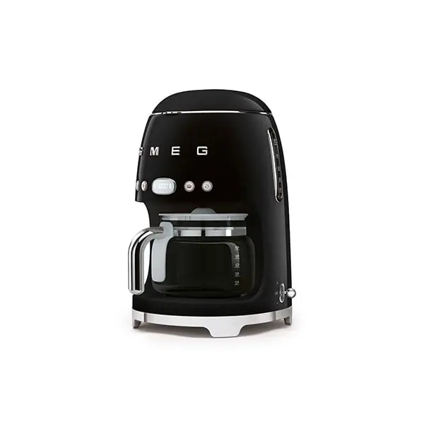 Smeg Dcf02Bleu 10-Cup Black Filter Coffee Maker – 1050W 1