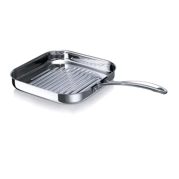 Square Stainless Steel Grill Plate – 26.5 X 26.5 Cm, Chef-Grade (Beka) 1