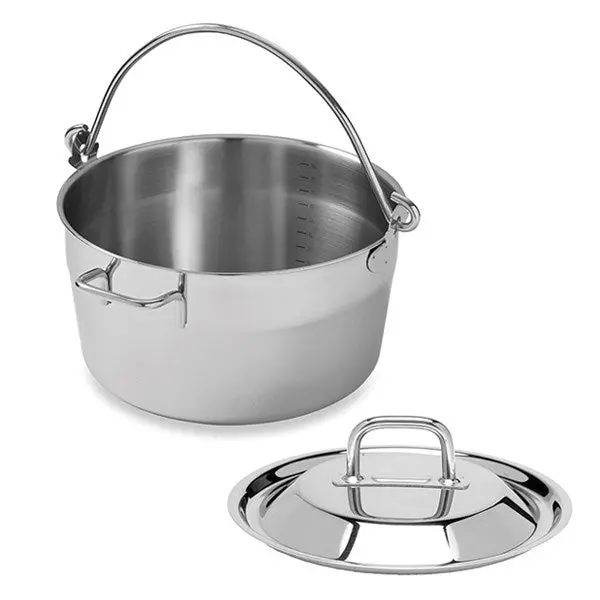 Stainless Steel Jam Or Seafood Pot With Lid – 30 Cm Heavy-Duty Preserving Cauldron 1