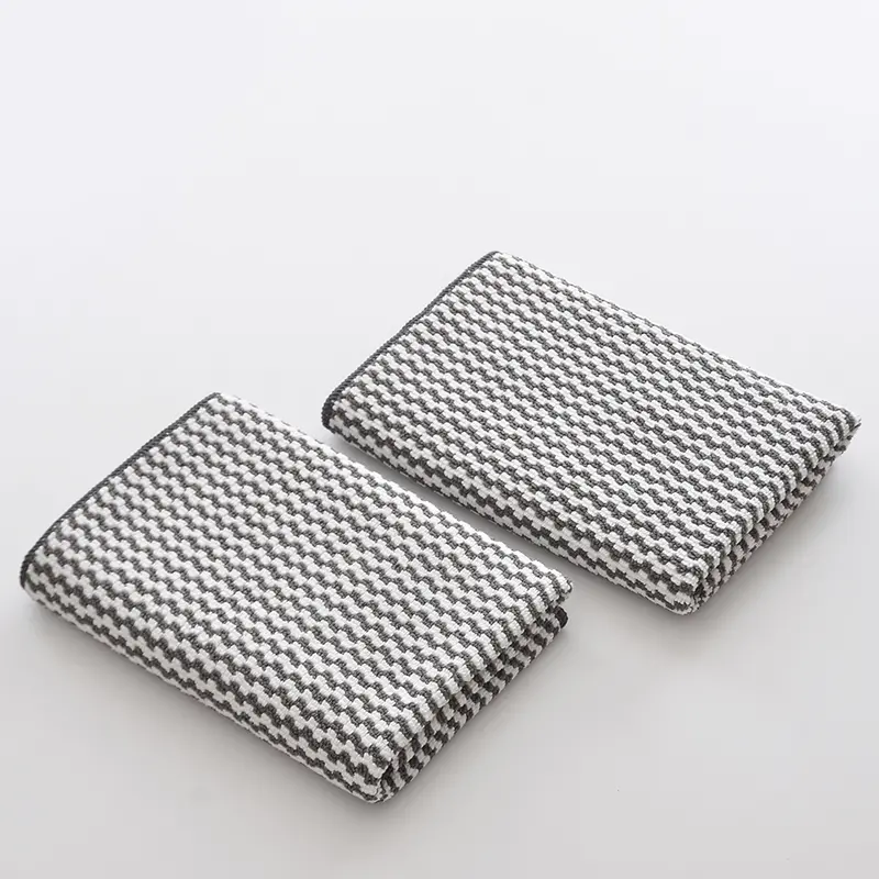 Stripe Pattern Microfiber Cleaning Cloth – Lint-Free & Streak-Free Use 1