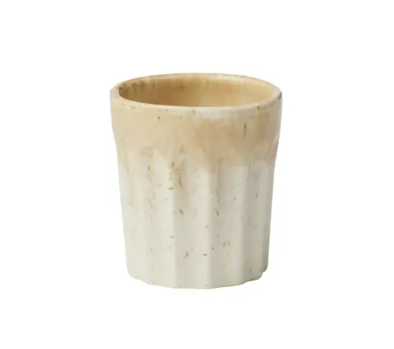 Studio Ceramic Espresso Cup In Warm Nougat Hue 1