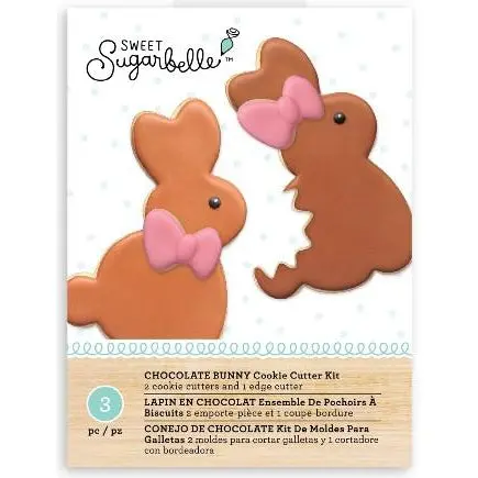 Sweet Sugarbelle Giant Easter Bunny Cookie Cutter Set – Detailed Outline Design 1