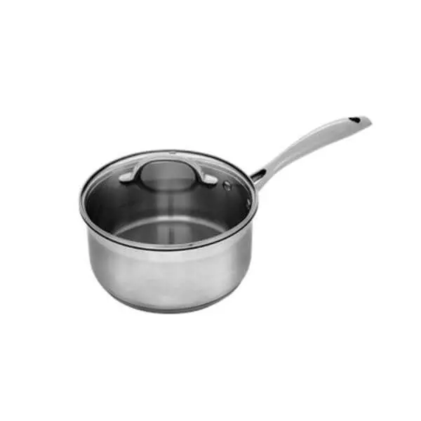 Swiss Diamond Premium Stainless Steel Saucepan – 2-Quart Covered Pot 1