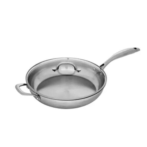 Swiss Diamond Premium Stainless Steel Saute Pan With Lid 1