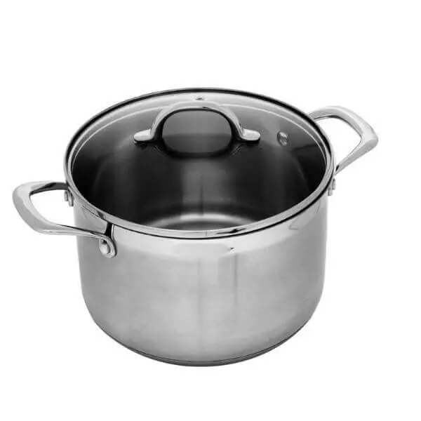 Swiss Diamond Premium Stainless Steel Stockpot – Heavy-Duty 8-Quart Pot 1