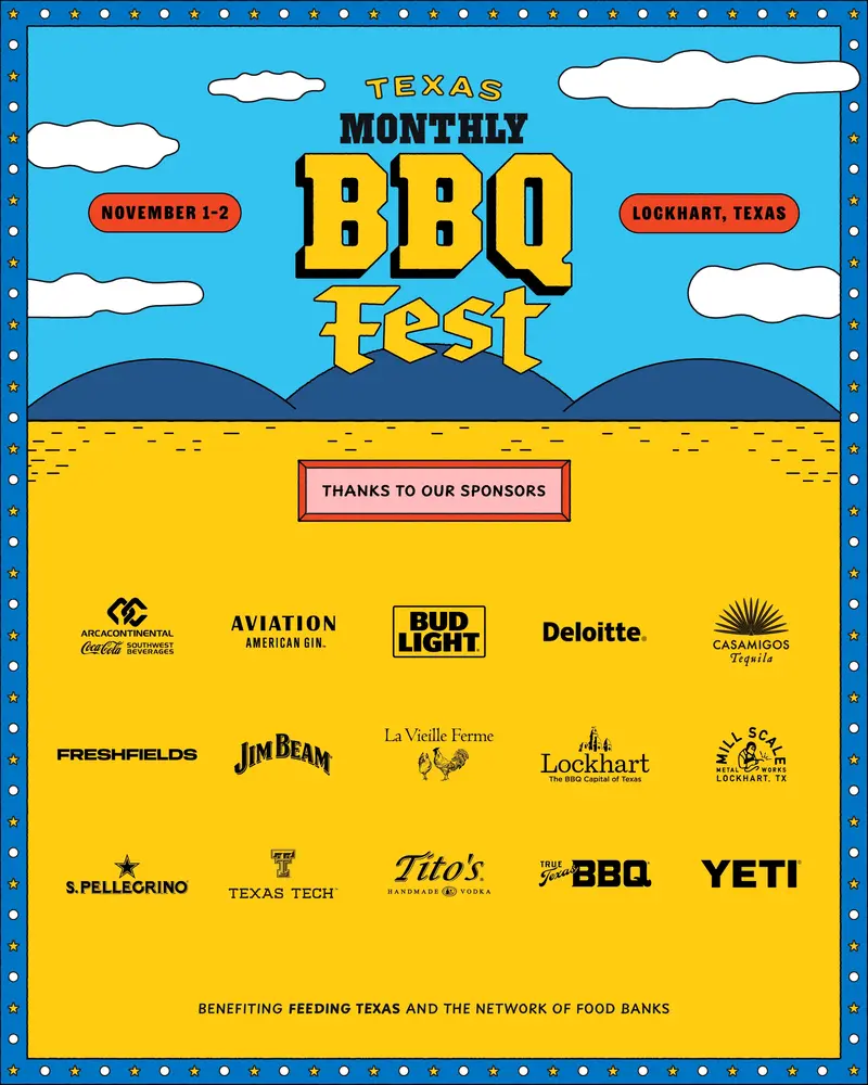 Texas Monthly Bbq Fest 2025 Official Merchandise 1