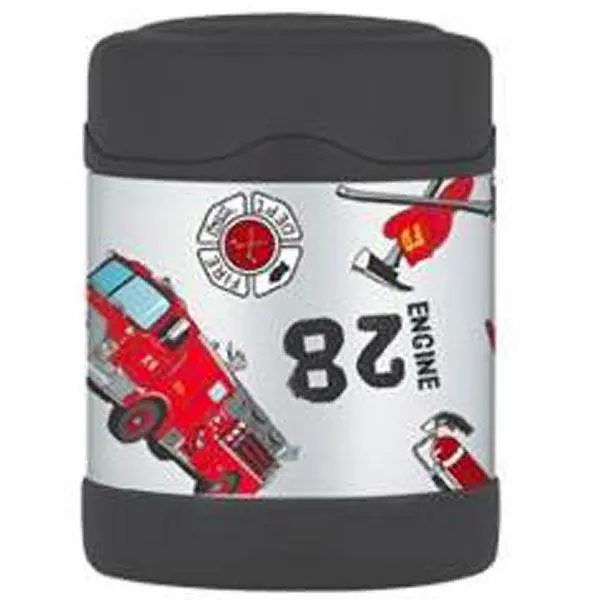 Thermos Funtainer 290Ml Vacuum-Insulated Kids’ Food Jar – Fire Truck Design 1