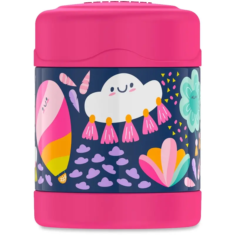 Thermos Funtainer 290Ml Vacuum-Insulated Kids Food Jar – Whimsical Cloud Design 1