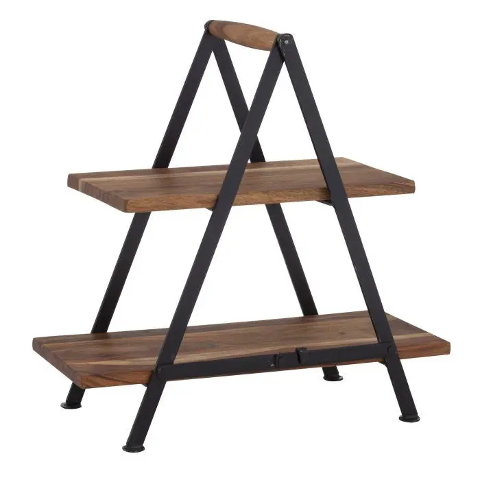 Two-Tier Fine Foods Serving Stand For Entertaining 1