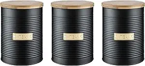Typhoon Living Matte Black Storage Canister 1
