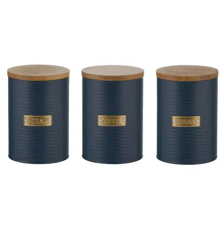 Typhoon Living Navy Blue Airtight Canister 1