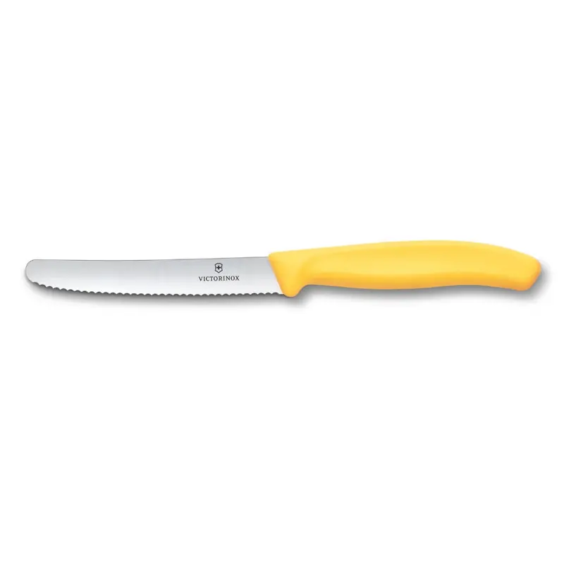 Victorinox 11Cm Serrated Yellow Tomato Knife 1