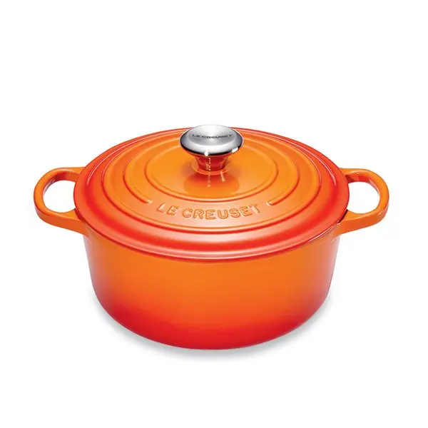 Volcanic Enamel Cast Iron Round Dutch Oven – 20 Cm Heat-Retaining Cocotte By Le Creuset 1