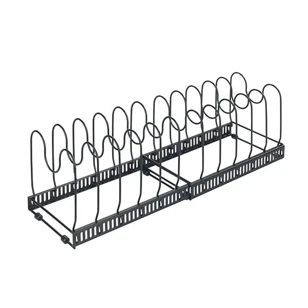 Wenko By Maximex Extendable Lid & Pan Rack – Dual-Function 57 X 18 Cm Wall-Mount Organizer 1