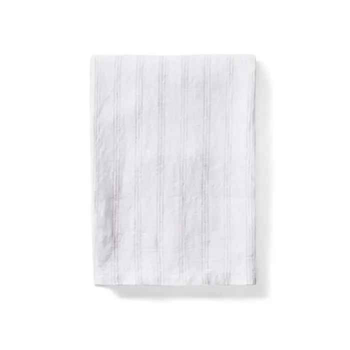 White Liveable Linen Table Runner By Chloe 1