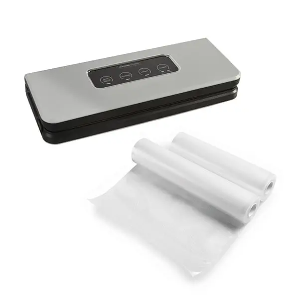 White Vacuum Sealer Kit With 37 Cm Machine And Two Cut-To-Size Bag Rolls 1
