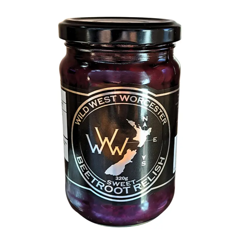 Wild West Worcester Beetroot Relish – 320Ml Gourmet Condiment 1