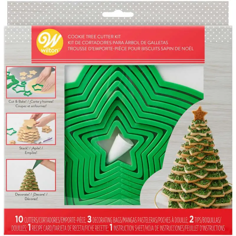 Wilton 15-Piece Cookie Tree Cutter Set 1