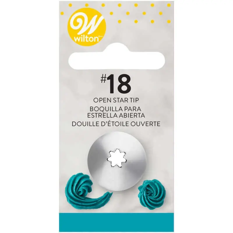 Wilton #18 Open Star Piping Tip 1