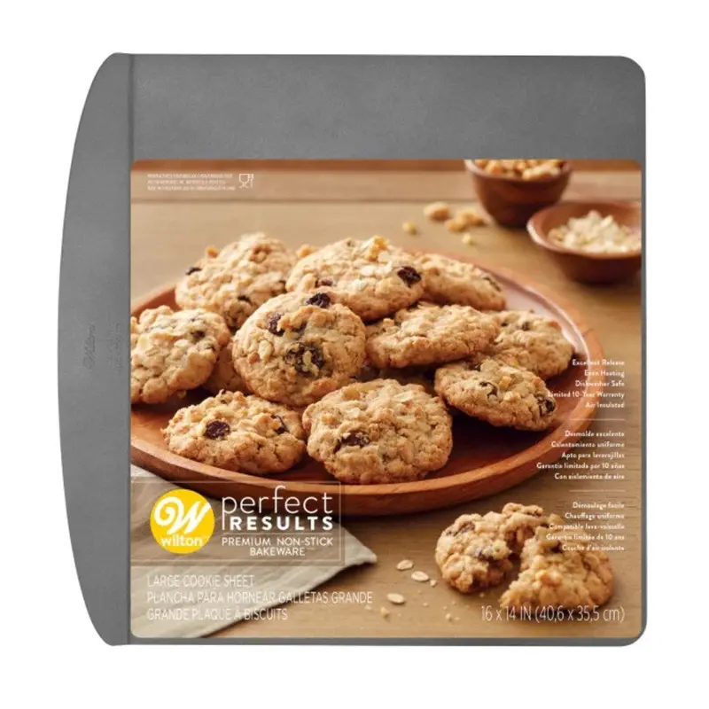 Wilton Air-Insulated Cookie Sheet – 40Cm X 40Cm Even-Bake Baking Tray 1