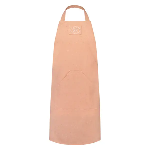 Witloft Salmon-Colored Reusable Cotton Kitchen Apron 1