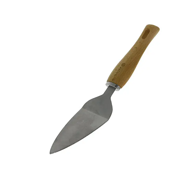 Wooden Cake Server – Handcrafted Beechwood (De Buyer) 1