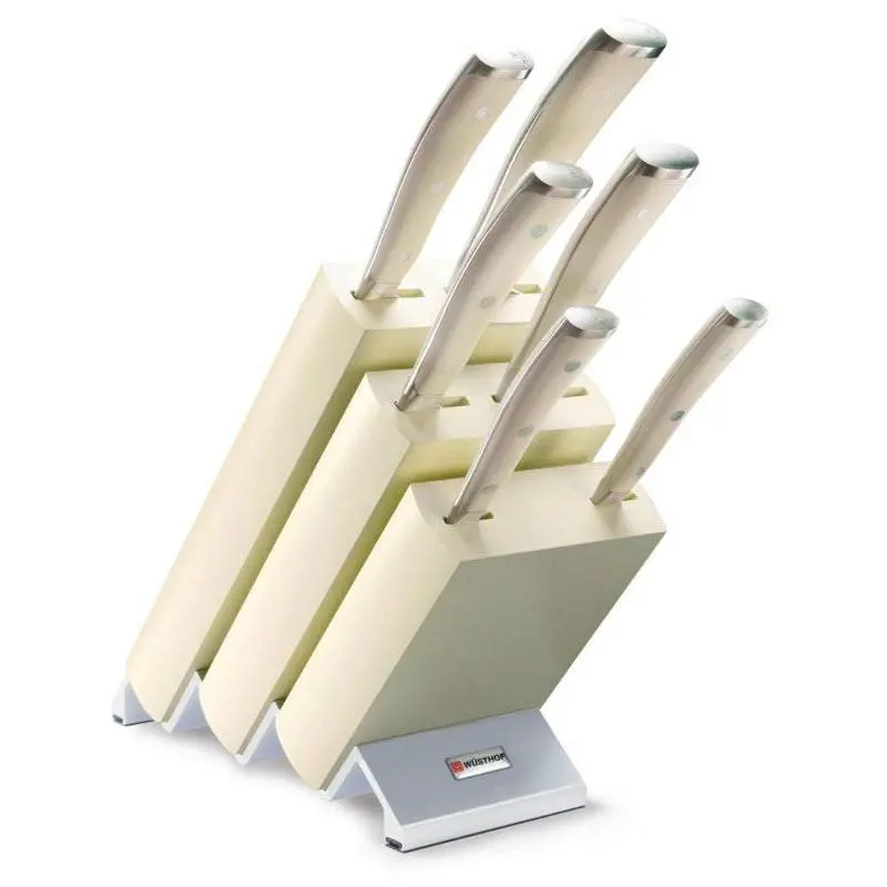 Wüsthof Classic Ikon 7-Piece Cream Knife Block Set 1