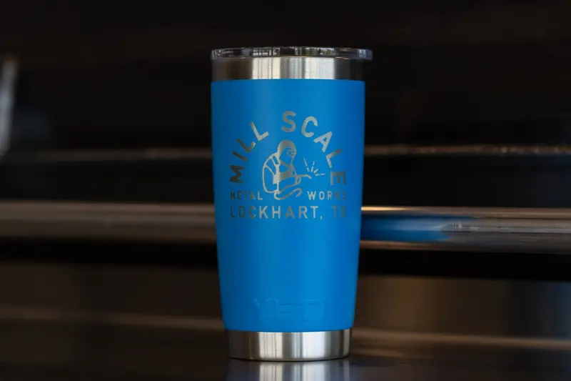 Yeti Rambler 20 Oz Tumbler – Big Wave Blue Finish 1