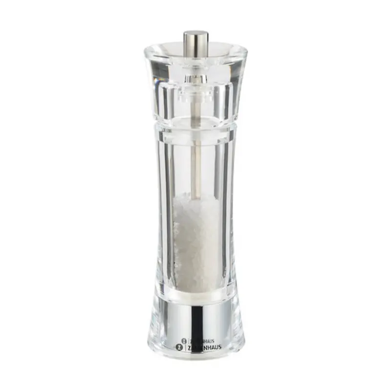 Zassenhaus Aachen Acrylic Salt Grinder – 18Cm Adjustable Mill 1