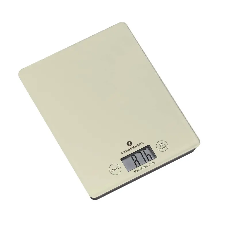 Zassenhaus Digital Kitchen Scale – Cream-Colored, Precision Balance 1