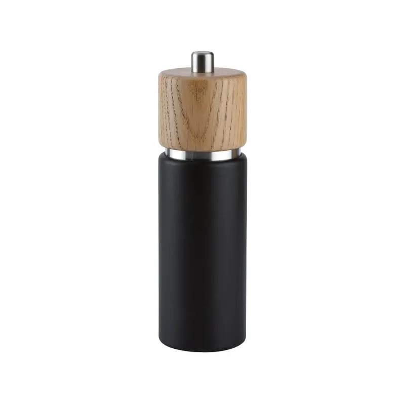 Zassenhaus Hannover Salt Grinder – 18Cm Black & Oak 1